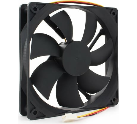 Вентилятор Gembird FANCASE3/BALL 120x120x25 подшипник 3 pin провод 30 см FANCASE3/BALL