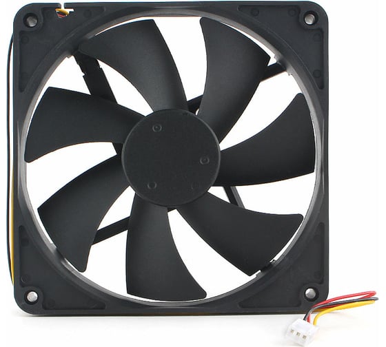 Вентилятор Gembird 140x140x25 шарикоподшипник 3 pin провод 40 см D14025BM-3