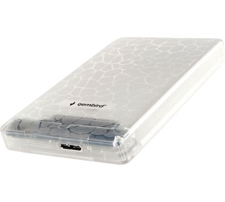 Внешний корпус Gembird 2.5 прозрачный, USB 3.0, SATA, пластик EE2-U3S-32P