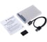 Внешний корпус Gembird 2.5 прозрачный, USB 3.0, SATA, пластик EE2-U3S-32P 3