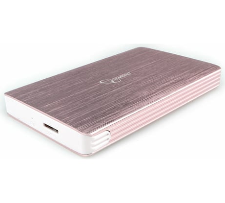 Внешний корпус Gembird 2.5 розовое золото, USB 3.0, SATA, алюминий EE2-U3S-65