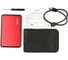 Внешний корпус Gembird 2.5 красный металлик, USB 3.0, SATA, нержавеющая сталь EE2-U3S-61 3