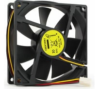 Вентилятор Gembird 92x92x25, втулка, 3 pin, провод 30 см, FANCASE2