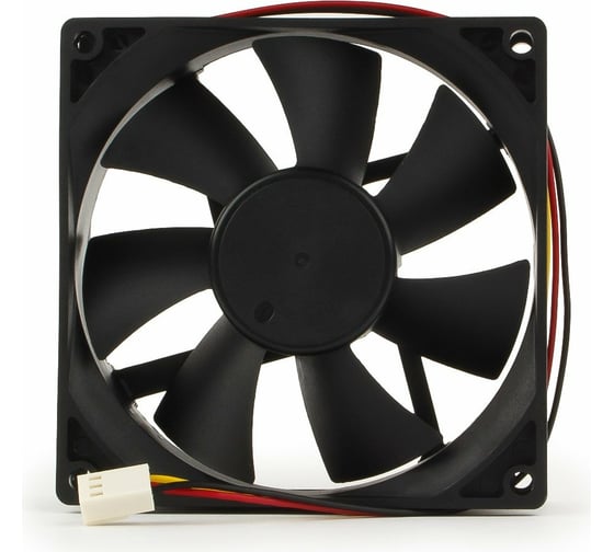 Вентилятор Gembird 92x92x25, втулка, 3 pin, провод 30 см, FANCASE2