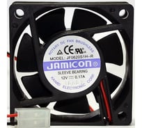 Вентилятор JAMICON JF0620S1H 60х60х20 12В с разъемом 2 конт.MOLEX 5239-2(PHU-2) С00034850