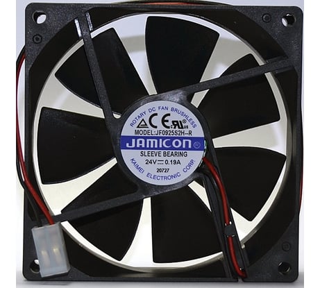 Вентилятор JAMICON JF0925S2H 92х92х25 24В с разъемом 2 конт.MOLEX 5239-2(PHU-2) С00034212