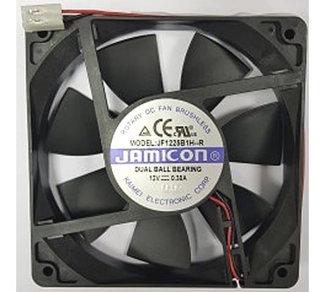 Вентилятор JAMICON JF1225B1H 120х120х25 12В с разъемом 2 конт.MOLEX 5239-2(PHU-2) С00034855