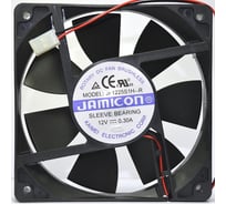 Вентилятор JAMICON JF1225S1H 120х120х25 12В с разъемом 2 конт.MOLEX 5239-2(PHU-2) С00034213