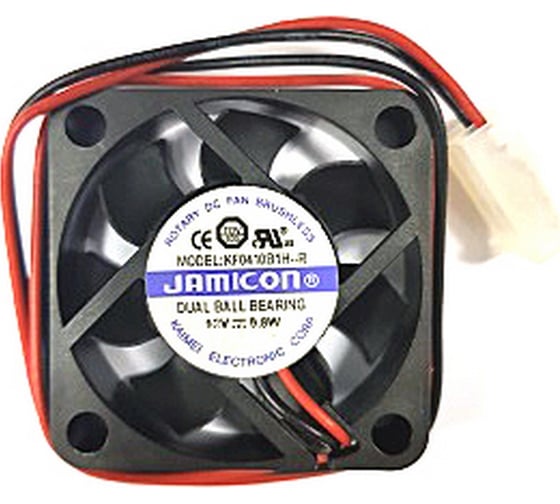 Вентилятор JAMICON KF0410B1H 40х40х10 12В с разъемом 2 конт.MOLEX 5239-2(PHU-2) С00034865 1