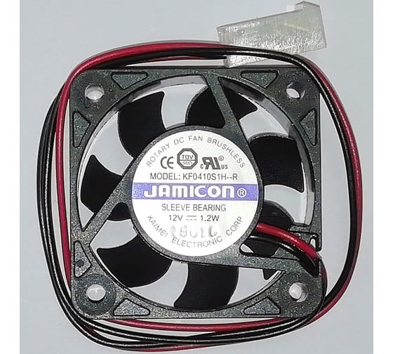 Вентилятор JAMICON KF0410S1H 40х40х10 12В с разъемом 2 конт.MOLEX 5239-2(PHU-2) С00033835