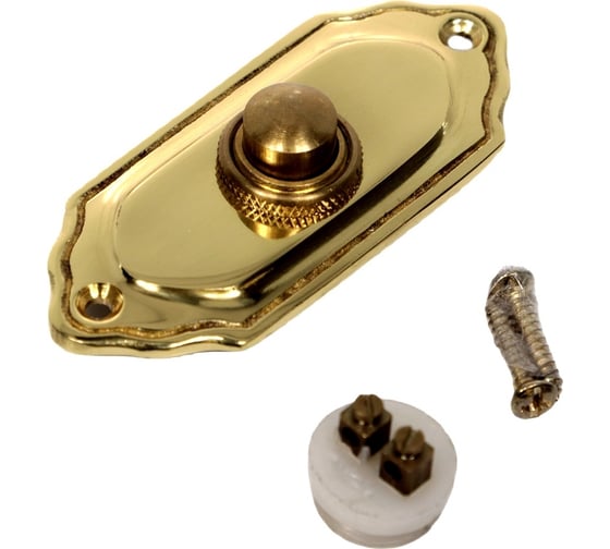 Кнопка для звонка Левша L.Baskerville LB-306 80mm У2-4419.З