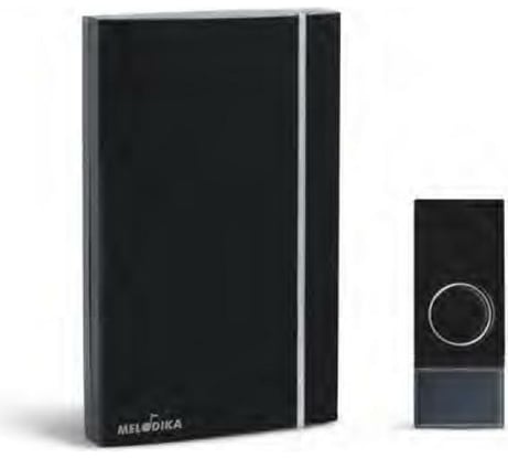 Беспроводной дверной звонок Мелодика Б812, черный