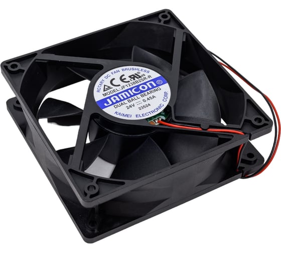 Вентилятор JAMICON JF1238B2SR 120х120х38 24В с разъемом 2 конт.MOLEX 5239-2(PHU-2) С00034862