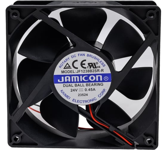 Вентилятор JAMICON JF1238B2SR 120х120х38 24В с разъемом 2 конт.MOLEX 5239-2(PHU-2) С00034862