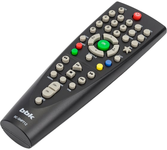 Ресивер DVB-T2 bbk SMP026HDT2 черный ЦБ-00001276
