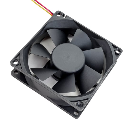 Вентилятор Gembird 80x80x25, подшипник, 3 pin, провод 30 см, 3100 об/мин, FANCASE/BALL-3100