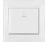 Звонковая кнопка TDM ELECTRIC белая Лама SQ1815-0008 1