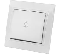 Звонковая кнопка TDM ELECTRIC белая Таймыр SQ1814-0009