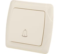 Кнопка для звонка 6А TDM ELECTRIC слоновая кость "Онега" SQ1805-0036