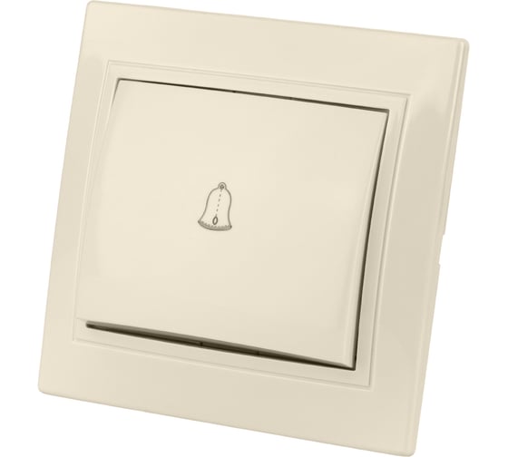 Звонковая кнопка TDM ELECTRIC слоновая кость Таймыр SQ1814-0109 1