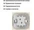 Звонковая кнопка TDM ELECTRIC слоновая кость Таймыр SQ1814-0109 6
