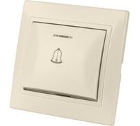 Звонковая кнопка с подсветкой TDM ELECTRIC слоновая кость Таймыр SQ1814-0110