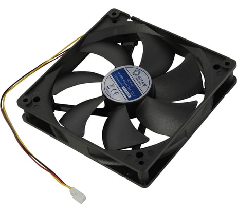 Вентилятор 5bites 140x140x25мм подшипник скольжения 1200rpm 25 дБ 3pin FB14025S-12L3