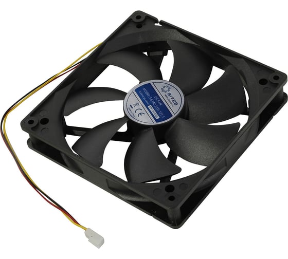 Вентилятор 5bites 140x140x25мм подшипник скольжения 1200rpm 25 дБ 3pin FB14025S-12L3 1