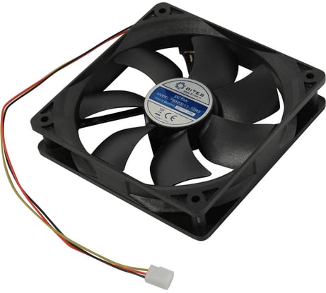 Вентилятор 5bites 120x120x25мм подшипник скольжения 1800rpm 32 дБ, 3pin FB12025S-12H3