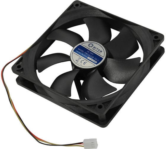 Вентилятор 5bites 120x120x25мм, подшипник качения, 1200rpm, 25 дБ, 3pin FB12025B-12L3 1