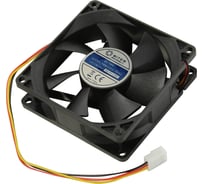 Вентилятор 5bites 80x80x25мм, подшипник скольжения, 3000rpm, 30 дБ, 3pin FB8025S-12H3