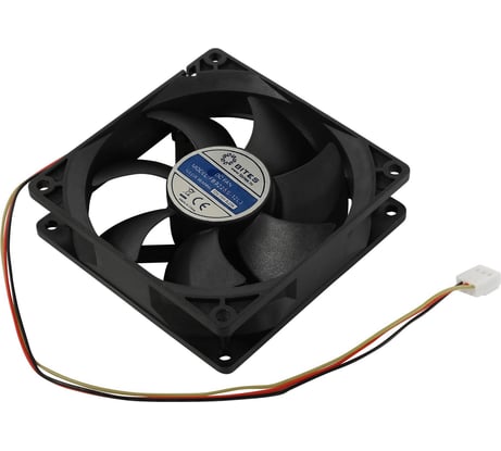 Вентилятор 5bites 92x92x25мм, подшипник скольжения, 1800rpm, 23 дБ, 3pin FB9225S-12L3