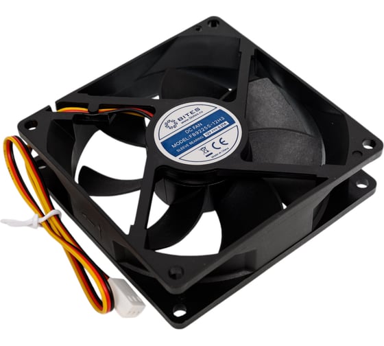 Вентилятор 5bites 92x92x25мм, подшипник скольжения, 2500rpm, 32 дБ, 3pin FB9225S-12H3