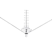 Наружная всеволновая активная антенна для аналогового и цифрового телевидения REXANT DVB-T2 34-0403
