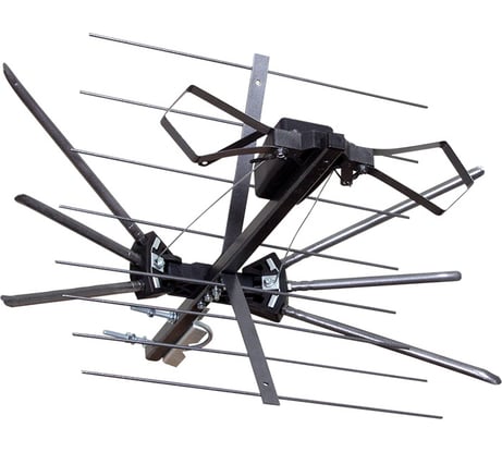 Наружная активная антенна для аналогового и цифрового телевидения REXANT DVB-T2 34-0401