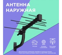 Наружная антенна для цифрового телевидения REXANT DVB-T2 34-0402