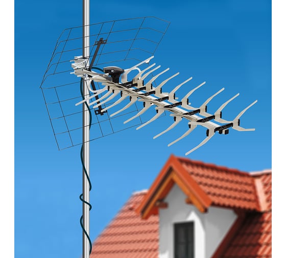 Наружная пассивная антенна для цифрового телевидения REXANT DVB-T2 RX-412 34-0412