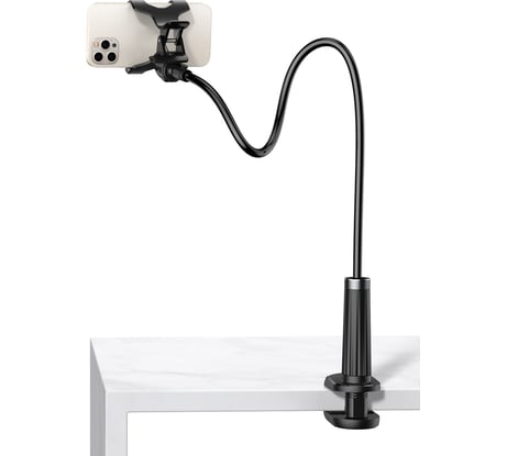 Многофункциональный держатель для телефона Ugreen lp113 multifunction phone clip stand дина 90 см. цвет: черный 80906