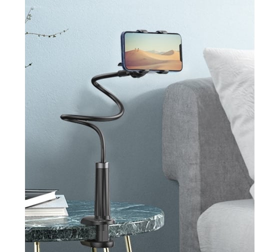 Многофункциональный держатель для телефона Ugreen lp113 multifunction phone clip stand дина 90 см. цвет: черный 80906
