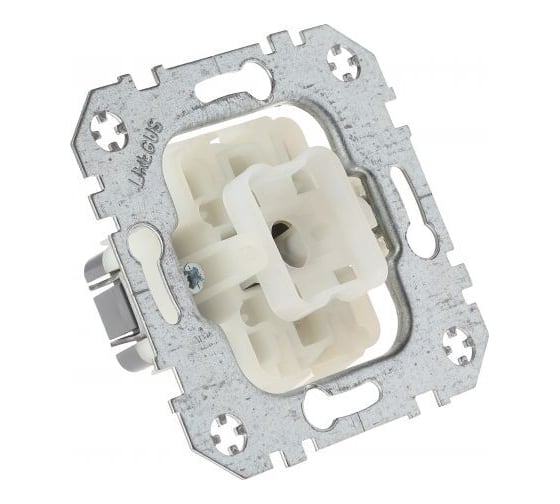 Кнопка звонка LIREGUS белая epsilon 28-011