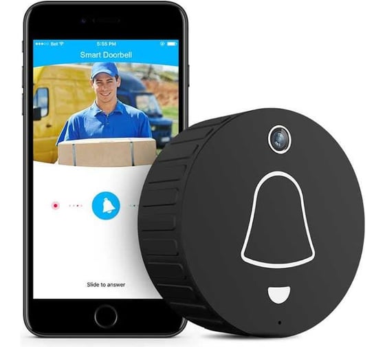 Проводной Wi-Fi дверной звонок IVUE 1080P CleverDog, SD карта 128Gb + Облако Dog-Doorbell-2
