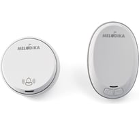 Сетевой звонок МЕЛОДИКА С503 белый б/проводной 36 мелодий, 4 ур. громкости, с влагозащ. кнопкой 4606400420026