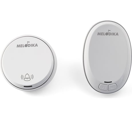Сетевой звонок МЕЛОДИКА С503 белый б/проводной 36 мелодий, 4 ур. громкости, с влагозащ. кнопкой 4606400420026