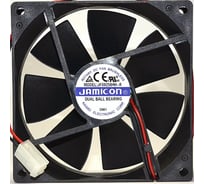 Вентилятор JAMICON JF0925B4HR-R (JF0925B4HR000-065R) (2800RPM) 48V/0,09A (92x92x25) B (подшипник) CFM52,04/dBA35,1, провод С00040262