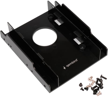 Салазки для hdd/ssd 2.5 в отсек 3.5 Gembird пластик, MF-22535