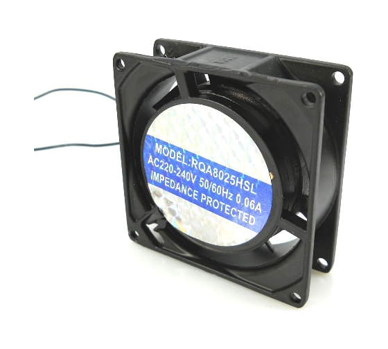 Вентилятор TIDAR RQA8025HSL 220V 50/60 Hz 0.08A/0.07A 14/13W 1