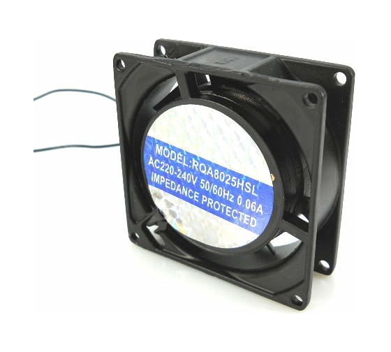 Вентилятор TIDAR RQA8025HSL 110V 50/60 Hz 0.13A/0.11A 12/11W 1