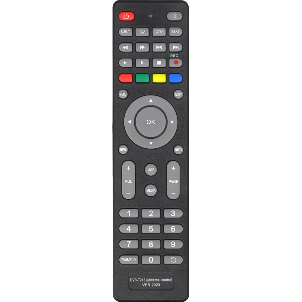 Пульт dvb-t2+3 ver.2023 для ресиверов huayu HRM2177 - выгодная цена ...