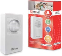 Проводной звонок IN HOME ЗП-7 Соловей, белый 4690612033983