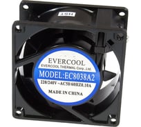 Осевой вентилятор охлаждения EVERCOOL 80x80x38 220b EC8038A2HST 2015277428